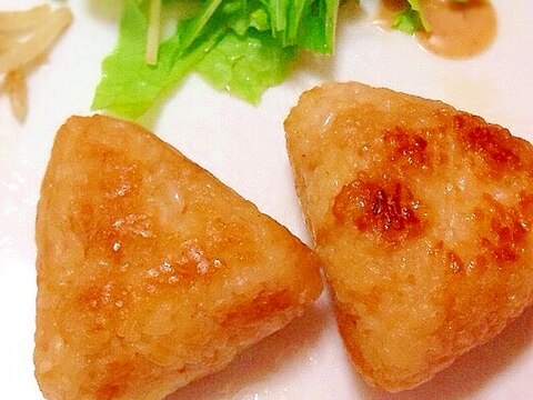 冷凍食品より美味しい！香ばしい☆焼きおにぎり